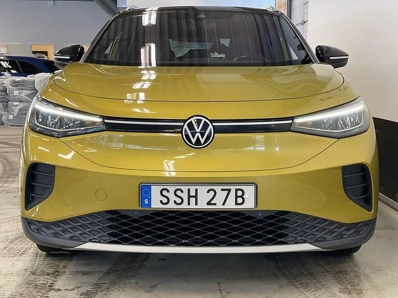 Begagnad VW ID.4 Pro Performance 150 kW (204 HK) 2021 Gul SUV