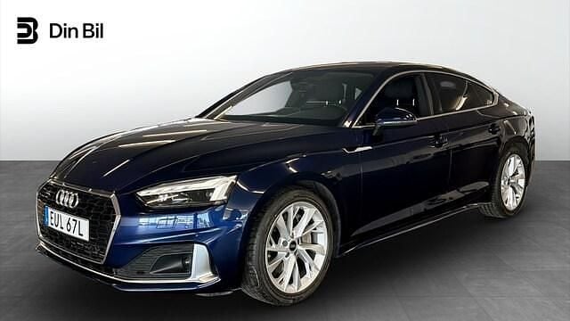 Begagnad Audi A5 Sportback Comfort 265 HK (194 kW) 2021 Blå Halvkombi