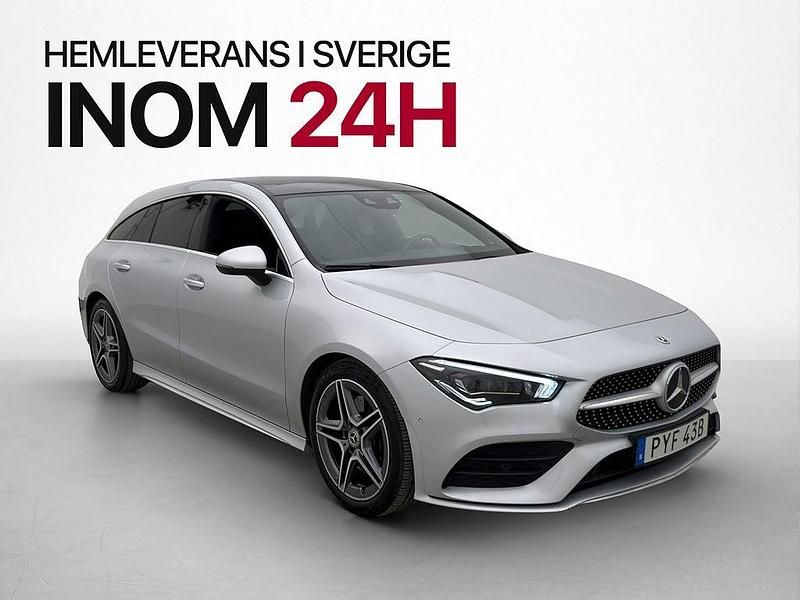 Begagnad Mercedes CLA200 Shooting Brake AMG 163 HK (119 kW) 2021 Silver Kombi