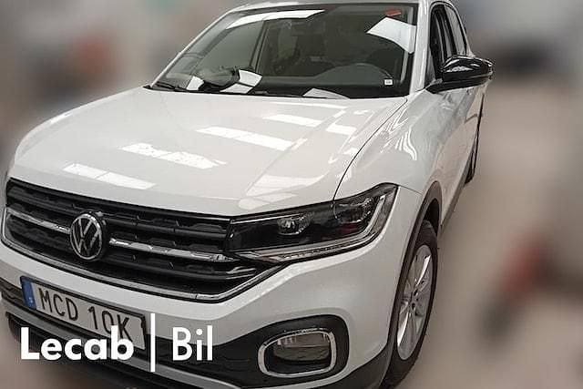 Vit Begagnad 2022 VW T-Cross Style SUV | 204 500 kr (Marknadspris) - Bild 1/4