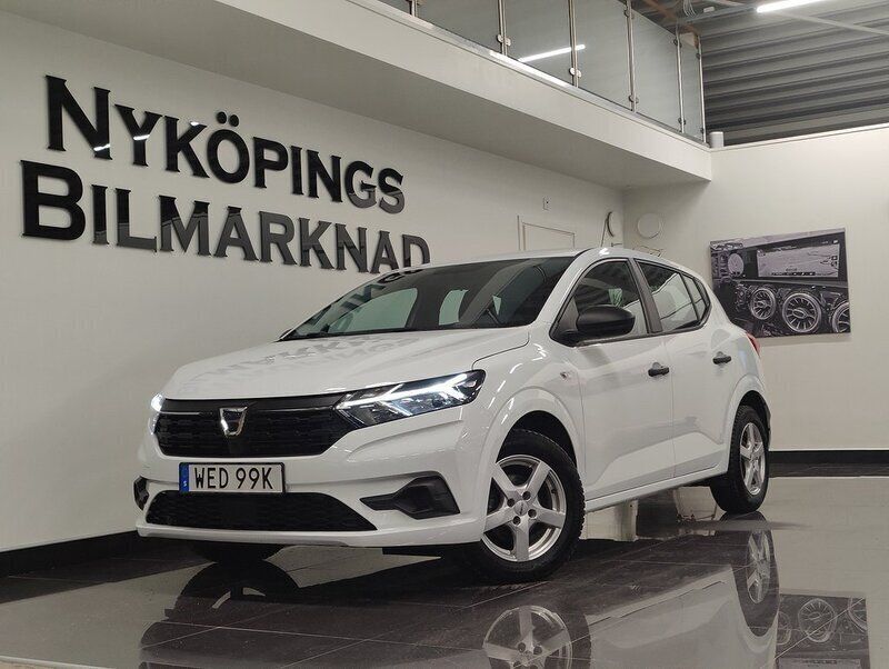Vit Begagnad 2022 Dacia Sandero Halvkombi | 149 700 kr (Dyr) - Bild 1/4