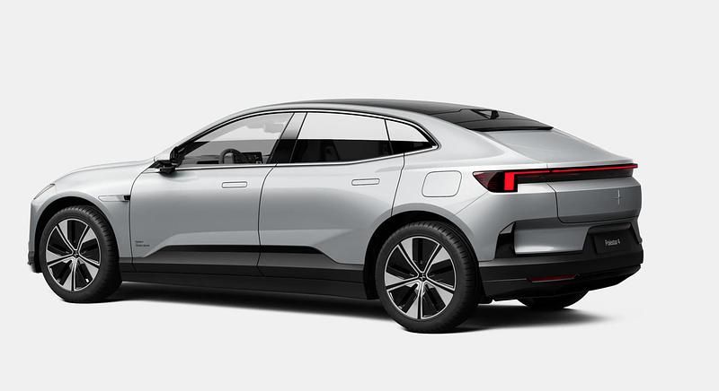 Ny Polestar 4 Long Range Single Motor 200 kW (272 HK) 2025 Silver SUV