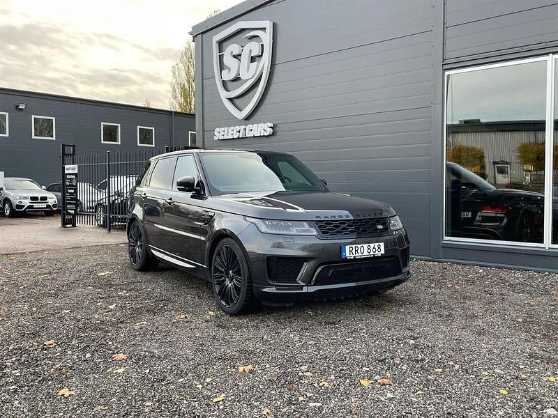 Mörkgrå Begagnad 2019 Land Rover Range Rover Sport HSE SUV | 569 900 kr (Superpris) - Bild 1/4