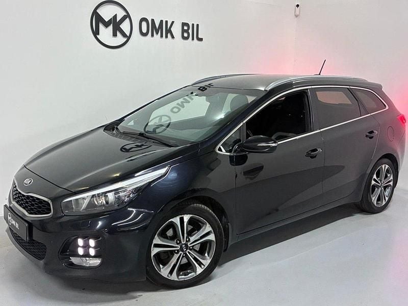 Svart Begagnad 2016 Kia Ceed Sportswagon GT-Line Kombi | 74 900 kr (Bra pris) - Bild 1/4