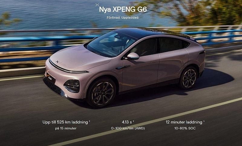 Ny 2025 XPENG G6 RWD Long Range SUV | 579 900 kr - Bild 1/3