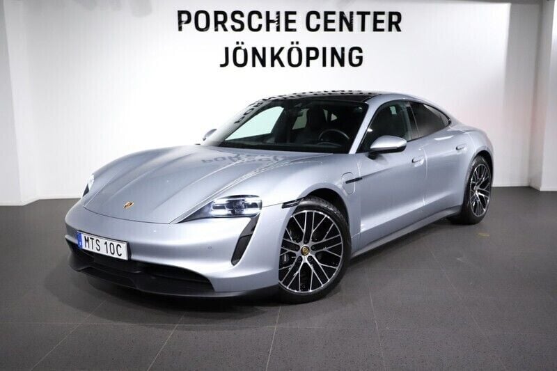 Silver Begagnad 2022 Porsche Taycan Sedan | 695 000 kr (Marknadspris) - Bild 1/3