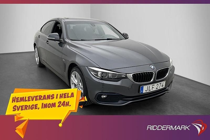 Begagnad BMW 420 Gran Coupé Sport Line 190 HK (139 kW) 2018 Grå Sportkupé