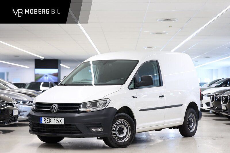 Vit Begagnad 2020 VW Caddy Minibuss | 184 900 kr (Marknadspris) - Bild 1/1