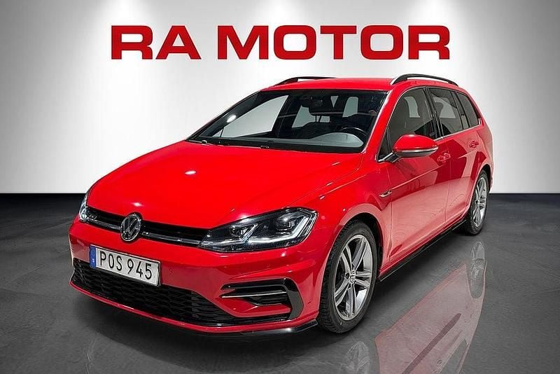 Begagnad VW Golf VII R-line 150 HK (110 kW) 2018 Röd Kombi