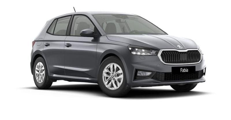 Grå Ny 2024 Skoda Fabia Selection Halvkombi | 269 000 kr (Marknadspris) - Bild 1/4