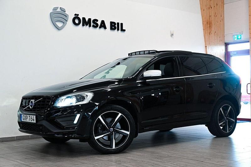 Svart Begagnad 2015 Volvo XC60 R-Design SUV | 244 800 kr (Dyr) - Bild 1/4