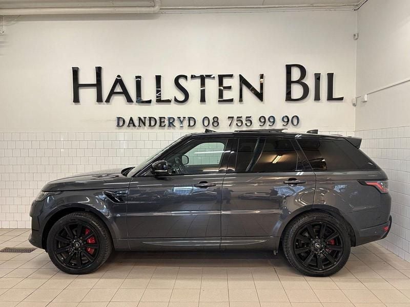Grå (grå metallic) Begagnad 2020 Land Rover Range Rover Sport HSE SUV | 599 000 kr (Superpris) - Bild 1/4