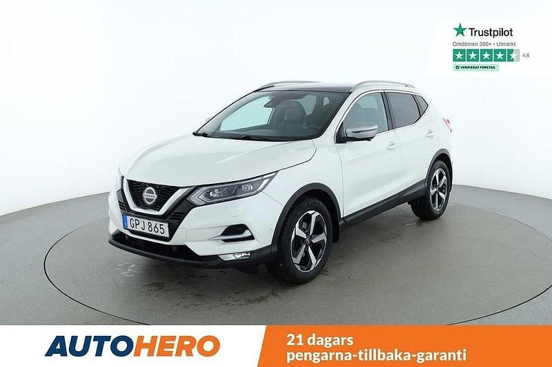 Vit Begagnad 2018 Nissan Qashqai 360º SUV | 134 000 kr (Marknadspris) - Bild 1/4