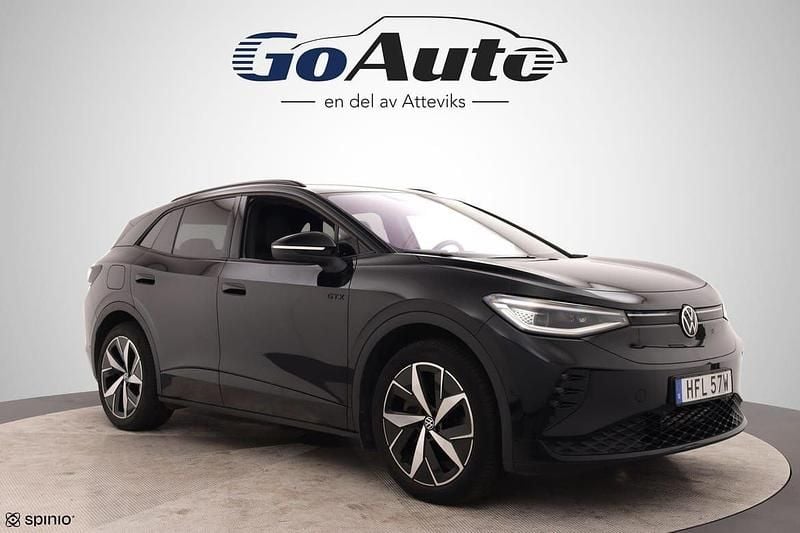 Svart Begagnad 2023 VW ID.4 GTX SUV | 349 500 kr (Marknadspris) - Bild 1/4