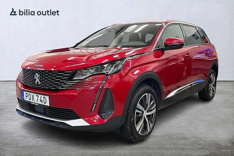 Röd Begagnad 2021 Peugeot 5008 Minibuss | 229 900 kr (Bra pris) - Bild 1/3