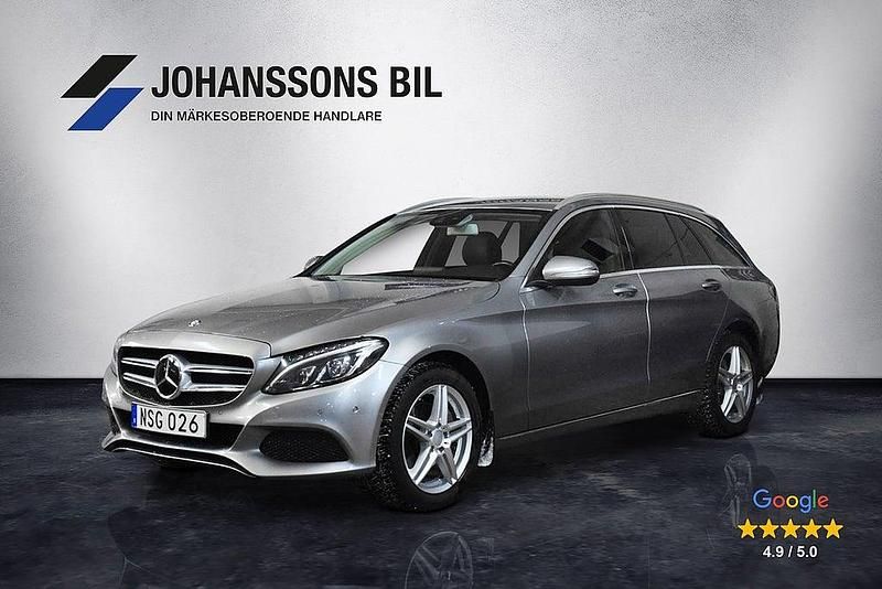 Silver Begagnad 2015 Mercedes C220 Kombi | 209 900 kr (Marknadspris) - Bild 1/4