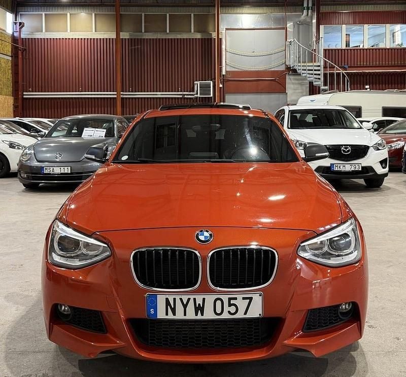 Begagnad BMW 116 M Sport 116 HK (85 kW) 2014 Orange Halvkombi