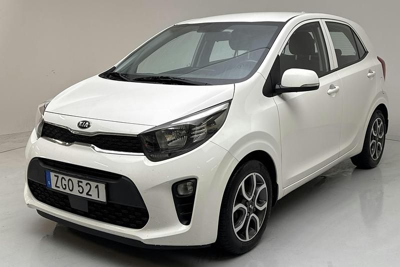 Vit Begagnad 2018 Kia Picanto Advance Halvkombi | 86 000 kr (Marknadspris) - Bild 1/4