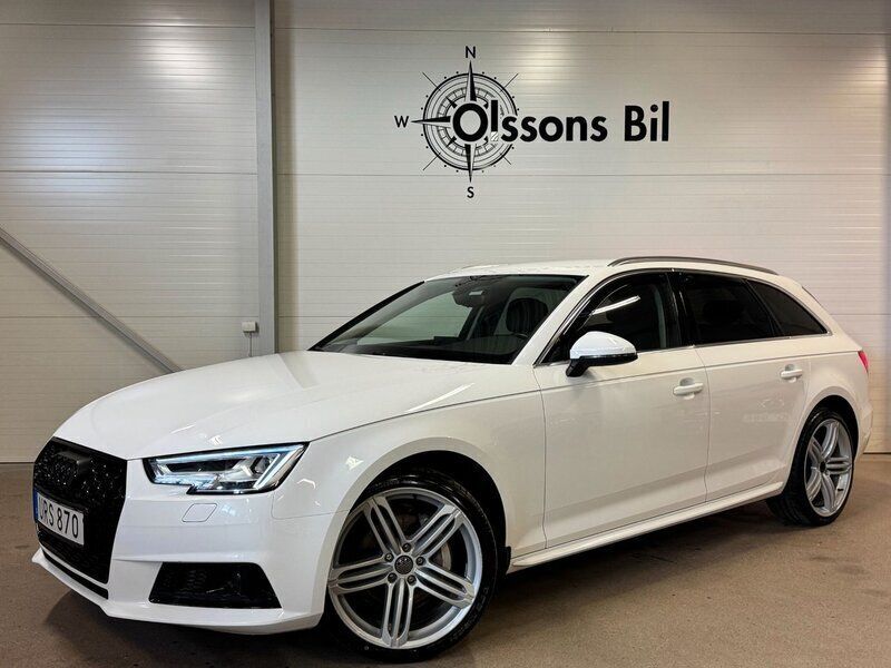 Vit Begagnad 2016 Audi A4 Kombi | 189 800 kr (Lite dyr) - Bild 1/4