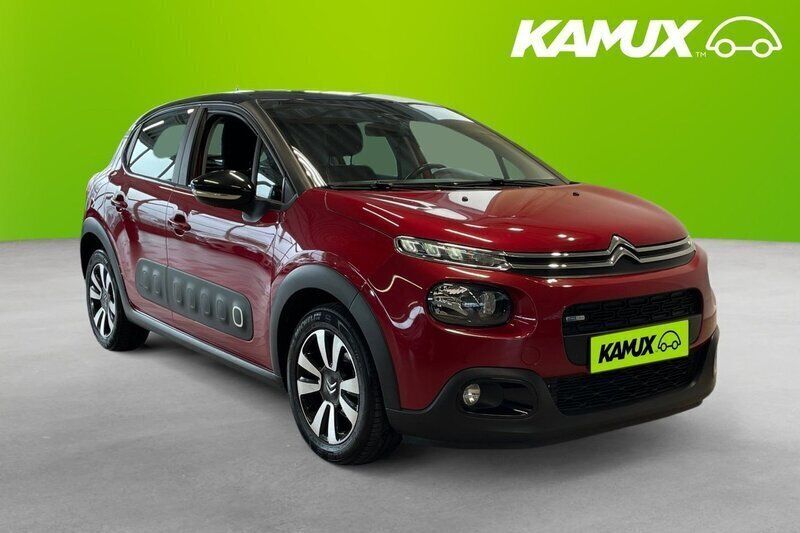 Röd Begagnad 2017 Citroën C3 Halvkombi | 109 800 kr (Bra pris) - Bild 1/3