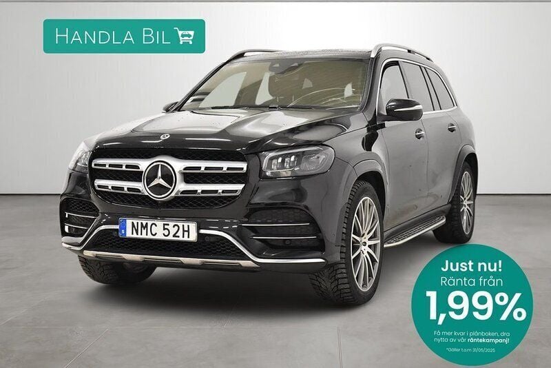 Svart Begagnad 2020 Mercedes GLS400 AMG SUV | 739 900 kr (Bra pris) - Bild 1/3