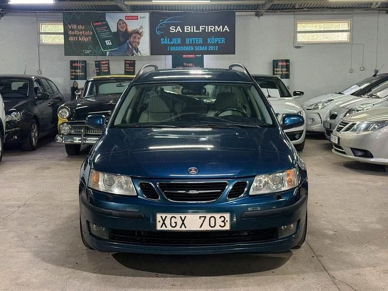 Blå Begagnad 2005 Saab 9-3 Vector Kombi | 29 900 kr (Lite dyr) - Bild 1/4
