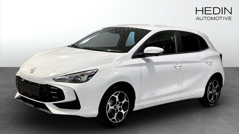 Vit (white) Ny 2024 MG MG3 Luxury Halvkombi | 284 990 kr (Marknadspris) - Bild 1/4