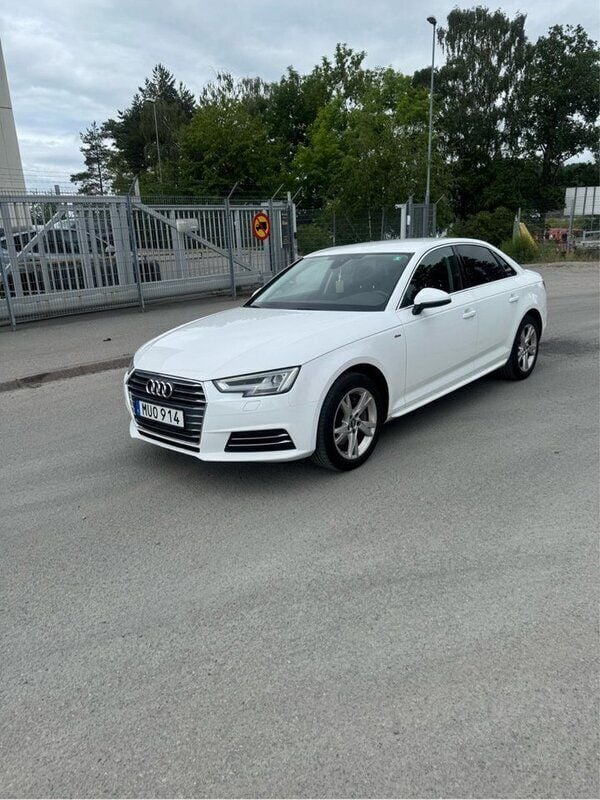 Vit Begagnad 2016 Audi A4 Proline Sedan | 184 990 kr (Marknadspris) - Bild 1/4
