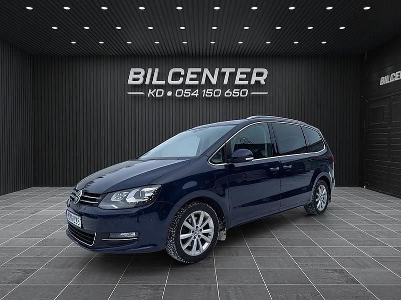 Begagnad VW Sharan GT 184 HK (135 kW) 2017 Blå Minibuss