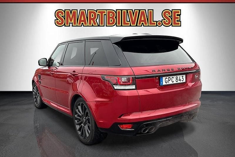 Begagnad Land Rover Range Rover SVR 551 HK (405 kW) 2016 Röd SUV