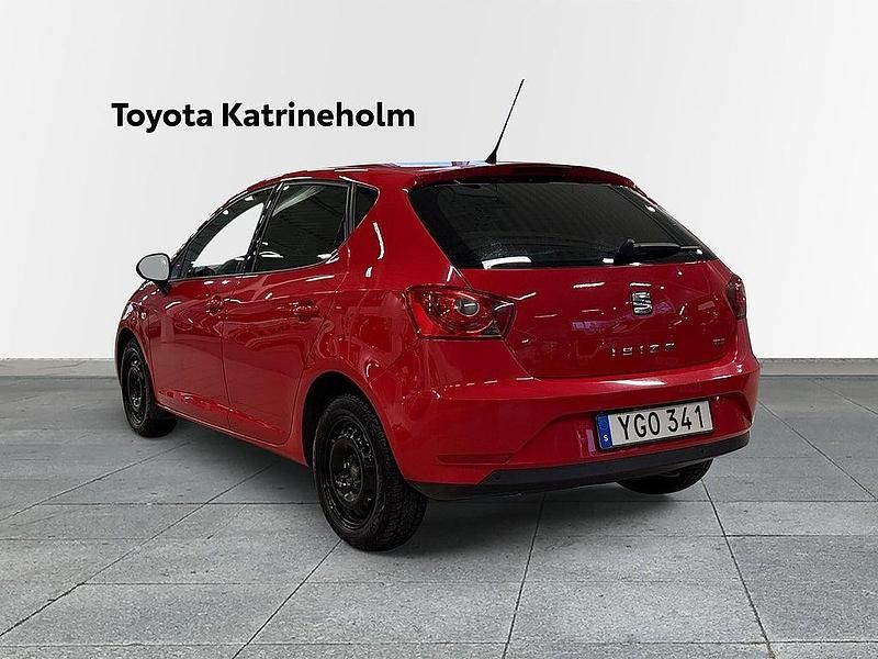 Begagnad Seat Ibiza Style 90 HK (66 kW) 2016 Röd Halvkombi