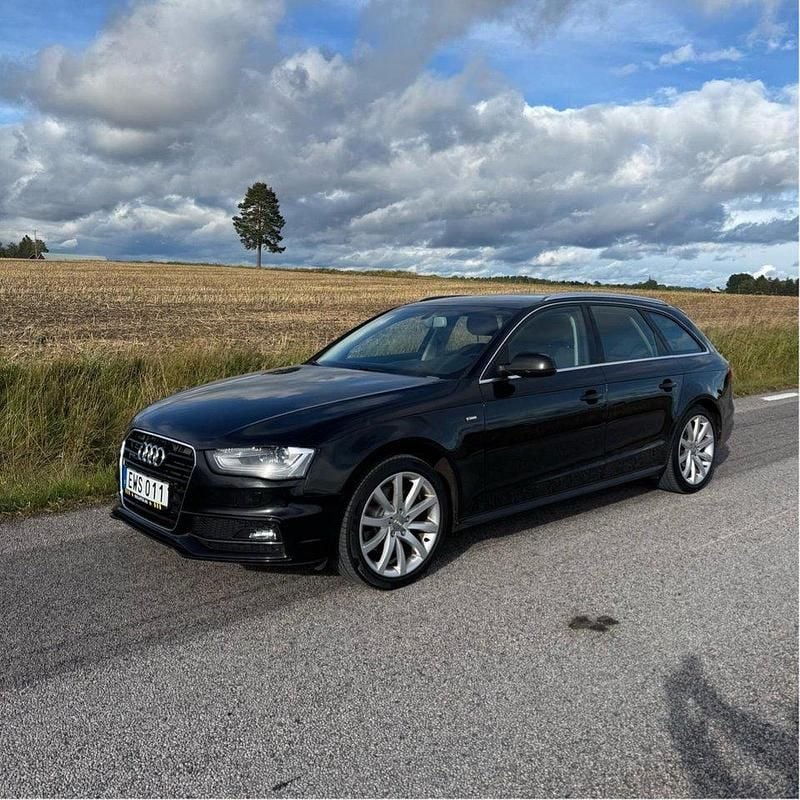 Svart Begagnad 2015 Audi A4 S-Line Kombi | 119 500 kr (Marknadspris) - Bild 1/4