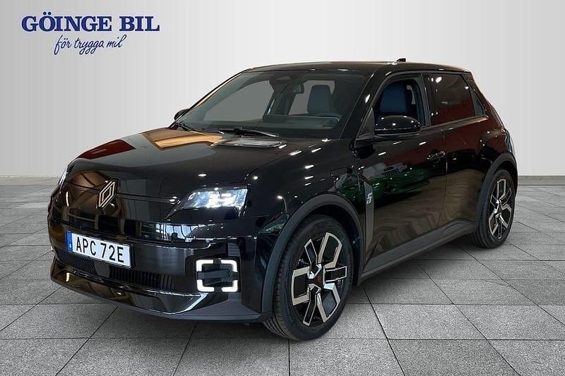 Svart Ny 2025 Renault 5 E-Tech Techno Halvkombi | 408 800 kr (Marknadspris) - Bild 1/4
