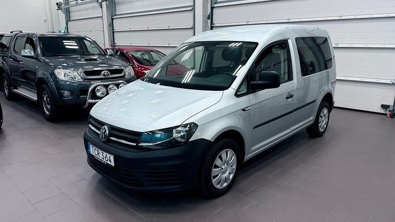 Begagnad VW Caddy Life 75 HK (55 kW) 2017 Grå (gråmetallic) Minibuss