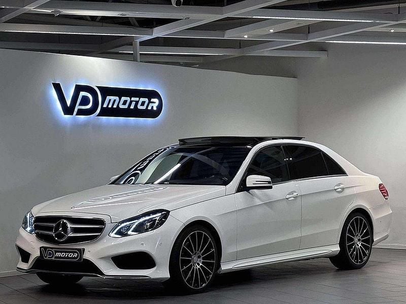Vit Begagnad 2014 Mercedes E250 AMG Sedan | 234 700 kr (Marknadspris) - Bild 1/4