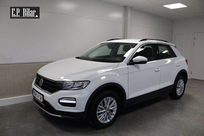 Vit Begagnad 2020 VW T-Roc SUV | 198 900 kr (Bra pris) - Bild 1/4