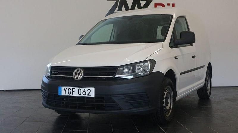 Vit Begagnad 2017 VW Caddy Minibuss | 84 900 kr (Marknadspris) - Bild 1/4