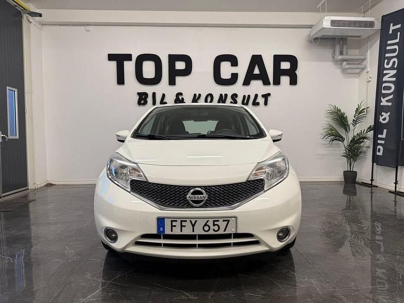Begagnad Nissan Note 80 HK (58 kW) 2014 Vit Halvkombi