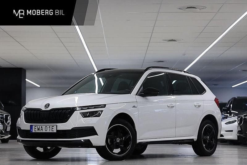 Vit Begagnad 2022 Skoda Kamiq Monte Carlo SUV | 269 900 kr (Marknadspris) - Bild 1/2
