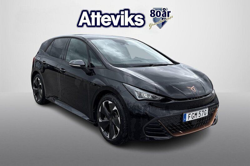 Svart Ny 2024 Cupra Born e-Boost Halvkombi | 394 000 kr (Lite dyr) - Bild 1/4