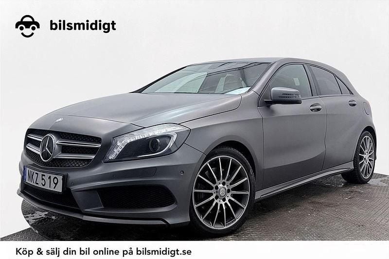 Mörkgrå Begagnad 2014 Mercedes A220 AMG line Halvkombi | 198 800 kr - Bild 1/3