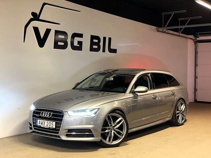 Grå Begagnad 2016 Audi A6 S-Line Kombi | 189 900 kr (Marknadspris) - Bild 1/4