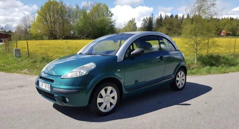 Grön Begagnad 2004 Citroën C3 Pluriel Cab | 45 000 kr - Bild 1/4