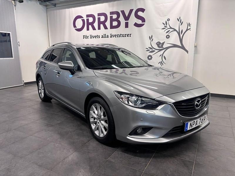 Grå Begagnad 2014 Mazda 6 Kombi | 139 500 kr (Marknadspris) - Bild 1/4