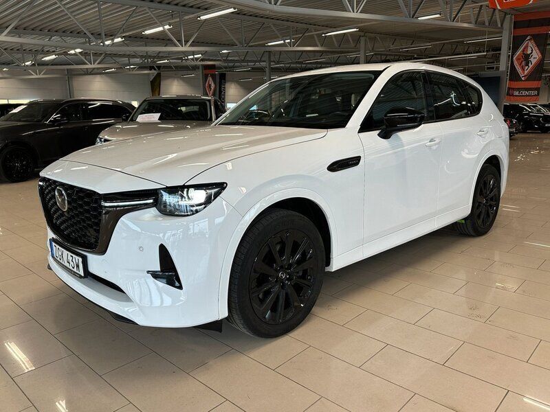 Vit Begagnad 2023 Mazda CX-60 Homura-Line SUV | 418 000 kr (Marknadspris) - Bild 1/4