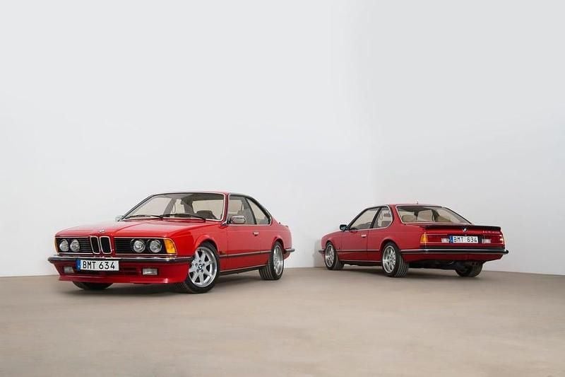 Begagnad BMW 635 204 HK (150 kW) 1987 Röd Sportkupé