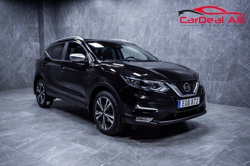 Svart Begagnad 2018 Nissan Qashqai 360º SUV | 204 800 kr (Marknadspris) - Bild 1/4
