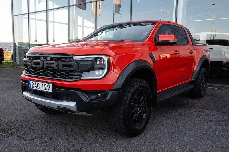 Orange Begagnad 2023 Ford Ranger Raptor Pickup | 669 000 kr - Bild 1/4
