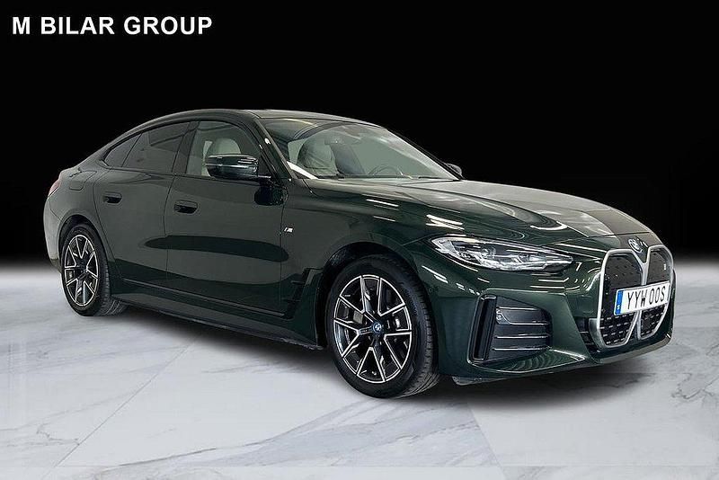Grön Begagnad 2023 BMW i4 M Sport Sedan | 495 000 kr (Lite dyr) - Bild 1/4