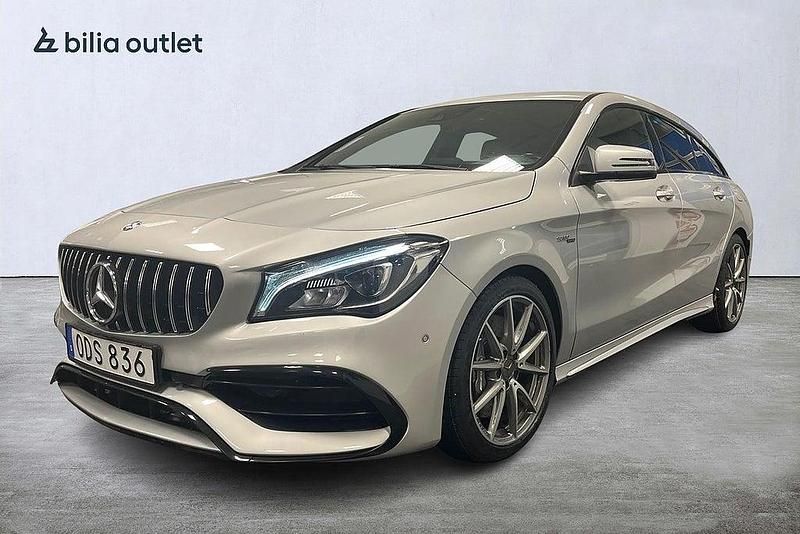 Silver Begagnad 2016 Mercedes CLA45 AMG AMG Kombi | 329 900 kr (Marknadspris) - Bild 1/3